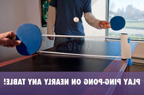 Hoe je ping pong (tafeltennis) spelen. Iemand vinden om mee te spelen.