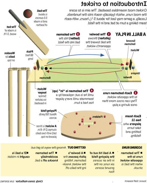 Hoe je cricket spelen. Zoek een ovaal veld om op te spelen.