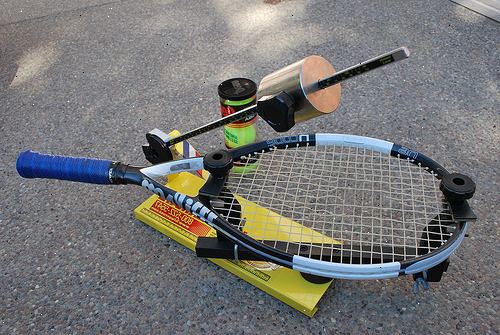 Hoe maak je een tennisracket kiezen. Grootte van het hoofd.